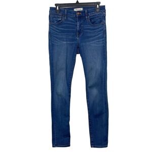 Madewell Roadtripper Jeans Womens Dark Wash Denim‎ Stretch Skinny Size 26
